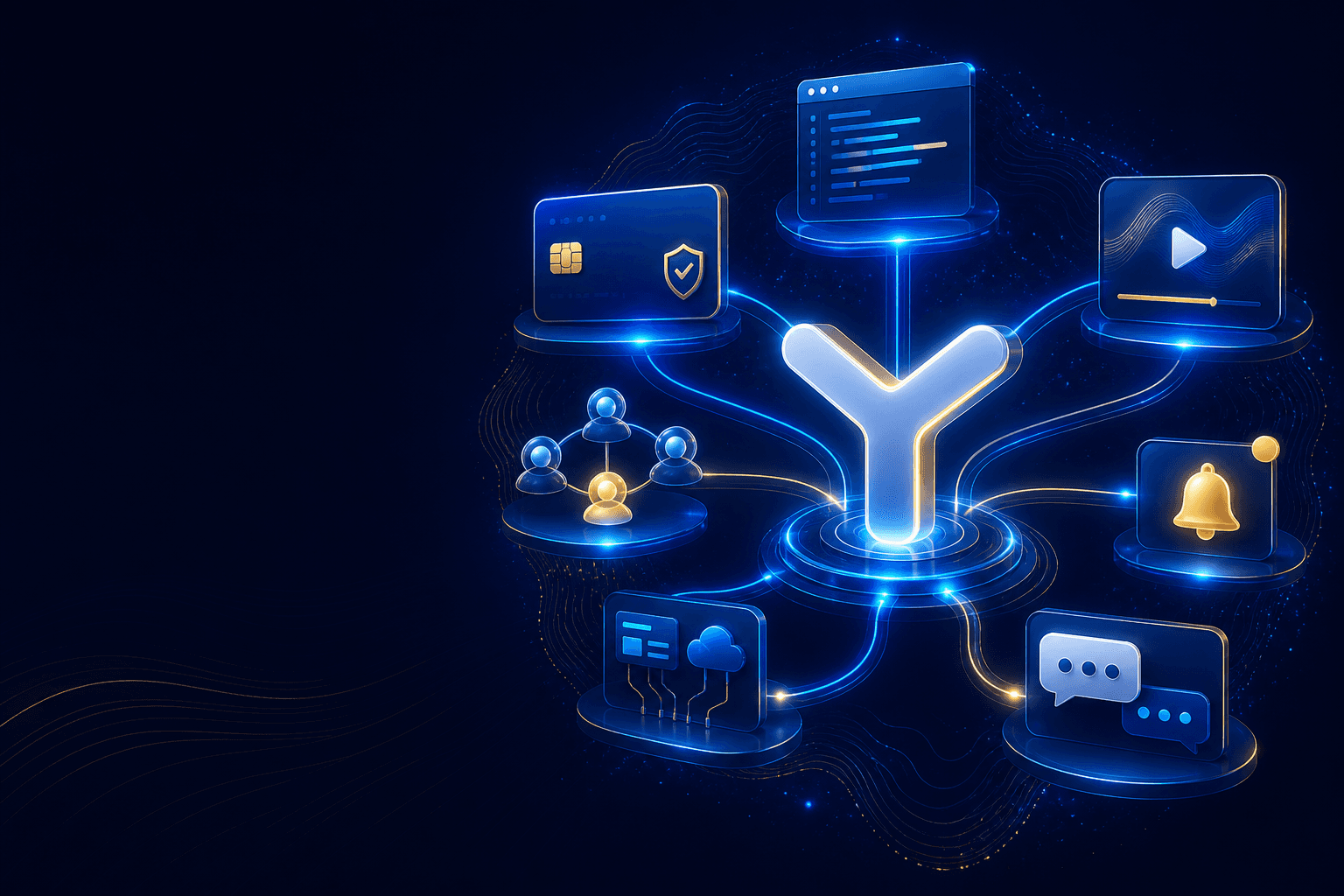 A connected YaaVerse ecosystem linking secure digital services